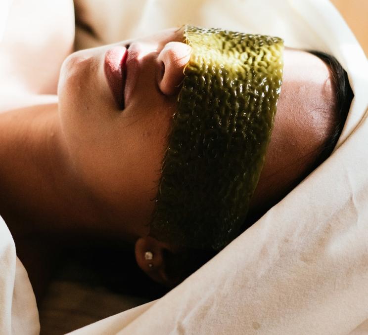 A woman receives a seaweed wrap at the Boathouse Spa at the Oak Bay Beach Hotel in Victoria, BC