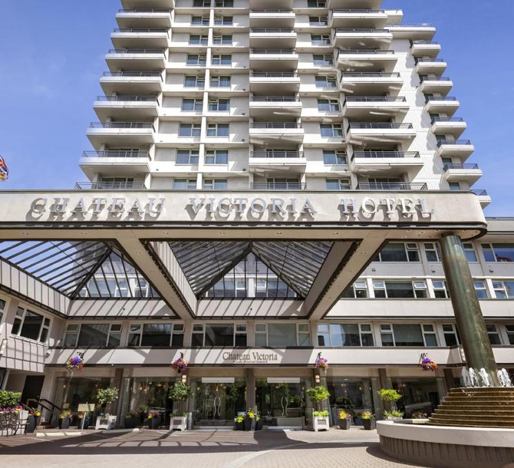 The Chateau Victoria Hotel & Suites in downtown Victoria, BC
