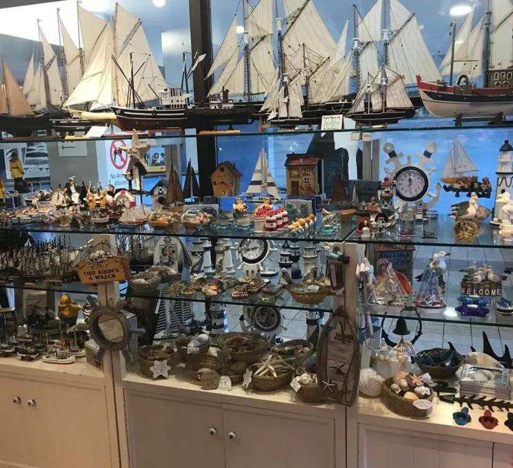 A mix of souvenirs at Oceanside Gifts on the Lower Causeway in Victoria, BC