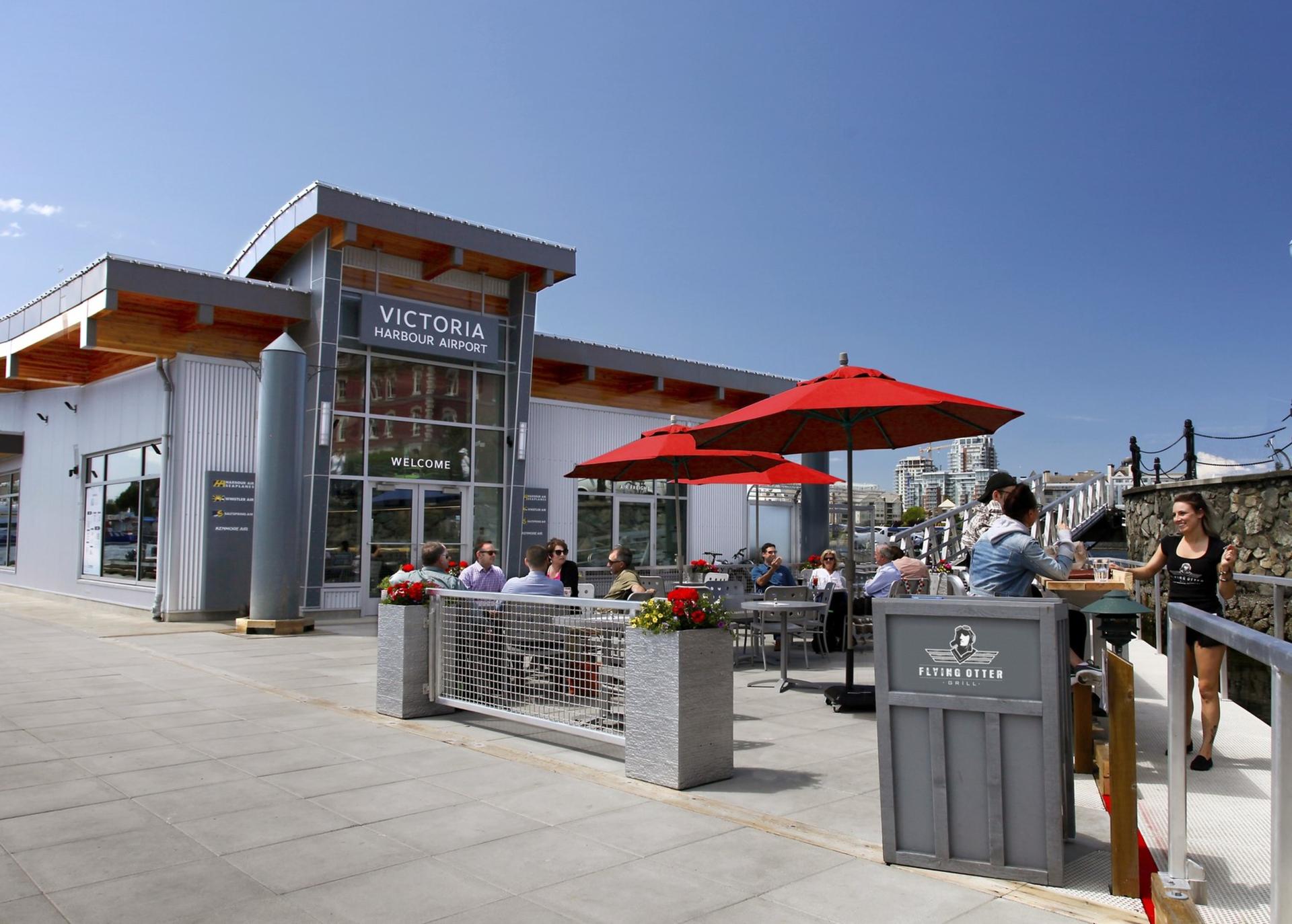 Otter Deck waterfront patio