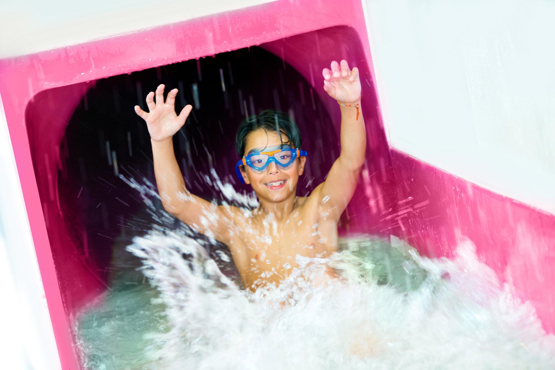 Take a ride on our hot pink Zedinator waterslide. Fun for rebels of all ages!