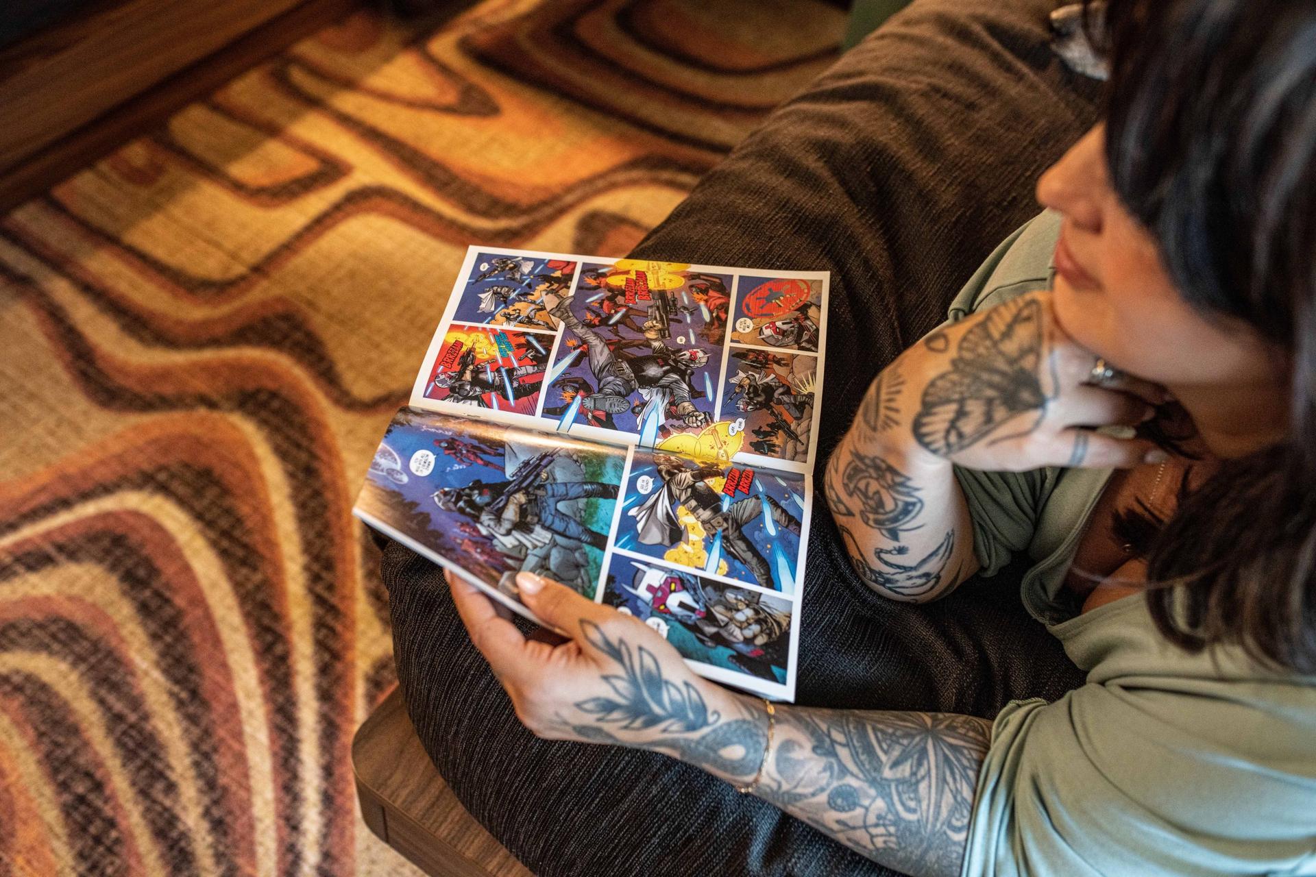 We have free comic books in every room!